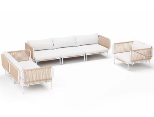 Guter Preis Outdoor Furniture Rope Weaven Aluminum Frame Online