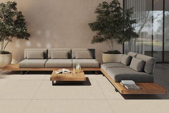 Guter Preis Aluminiumrahmen Teakholz Gartensofa Set Witterungsbeständige Gärten Online