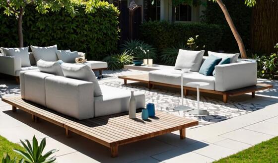 Good price High density sponge Courtyard Hotel Park Use garden sofa set  weather resistant outdoor furniture online