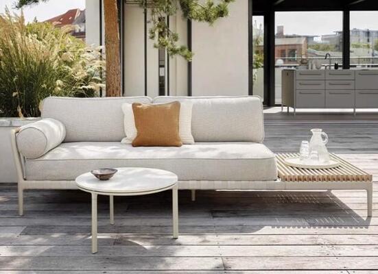 Good price Rope weaven aluminum frameoutdoor sofa set weather resistant outdoor or indoor use online