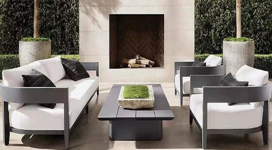 Guter Preis Aluminiummodulare Außensofa Garten Balkon Terrasse Set Online