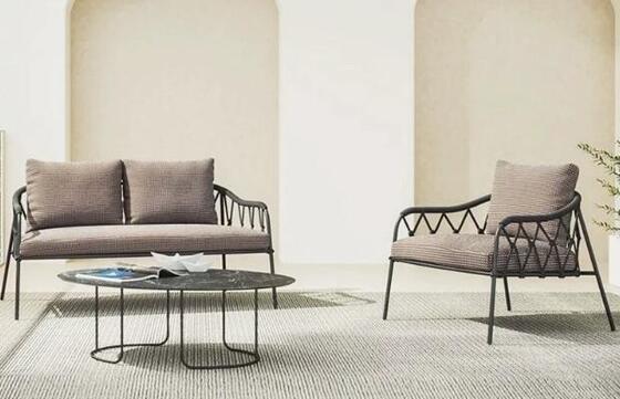 Good price All Weather Outdoor Sofa Set Rope Garden Patio Furniture online