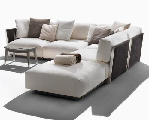 Good price Outdoor Furniture Restaurant Patio Table and Rope Chairs sofa Set online