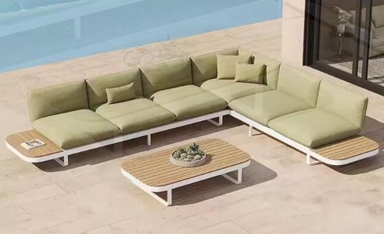 Good price All Weather Rope Outdoor Sofa Garden Patio Furniture Modern Aluminum Frame online