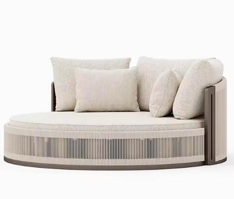 Good price Outdoor Lounge Sofa Bed Couch Adult Relax Seat Set aluminum frame online