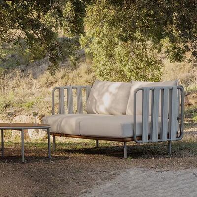 Good price 2 Pcs Outdoor Rattan Wicker Coffee Table and Chairs Garden Sofa online