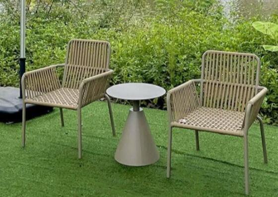 Good price Outdoor coffee Table Set  Seater 1pc Table and 2pcs Chairs Set online
