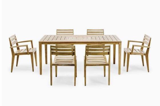 Guter Preis Garten Teakholz Tisch und Stühle Terrasse Villa Online