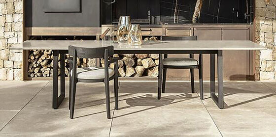 Good price Long table design Garden table and chairs Patio villa online